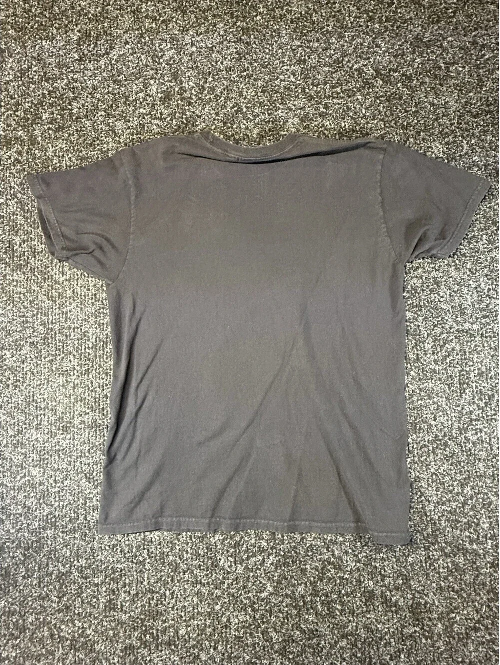 Volcom Logo Graphic Print Crew Neck T-Shirt, Short Sleeve, Gray/Teal, Kids L/G